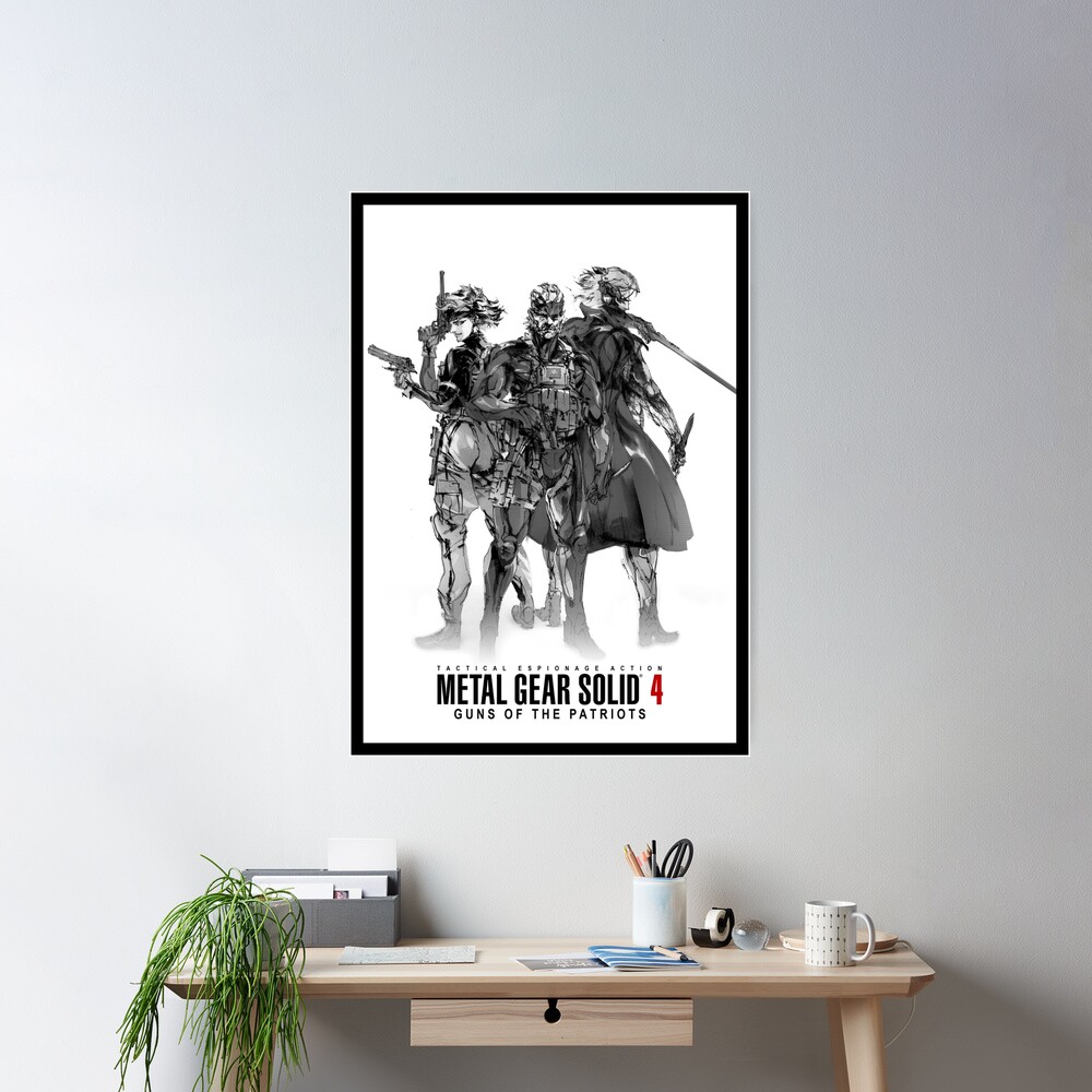 Metal Gear Solid 4 Poster Poster for Sale by xVANQUISHx