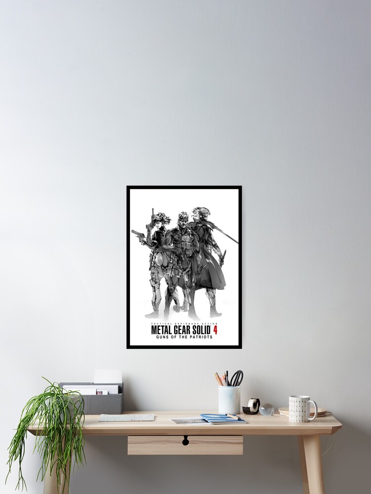 Metal Gear Solid 4 Poster Poster for Sale by xVANQUISHx