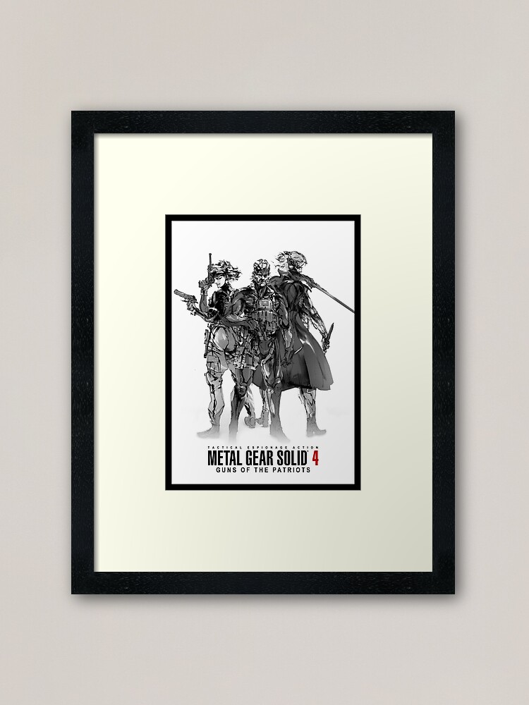 Metal Gear Solid 4 Poster Poster for Sale by xVANQUISHx