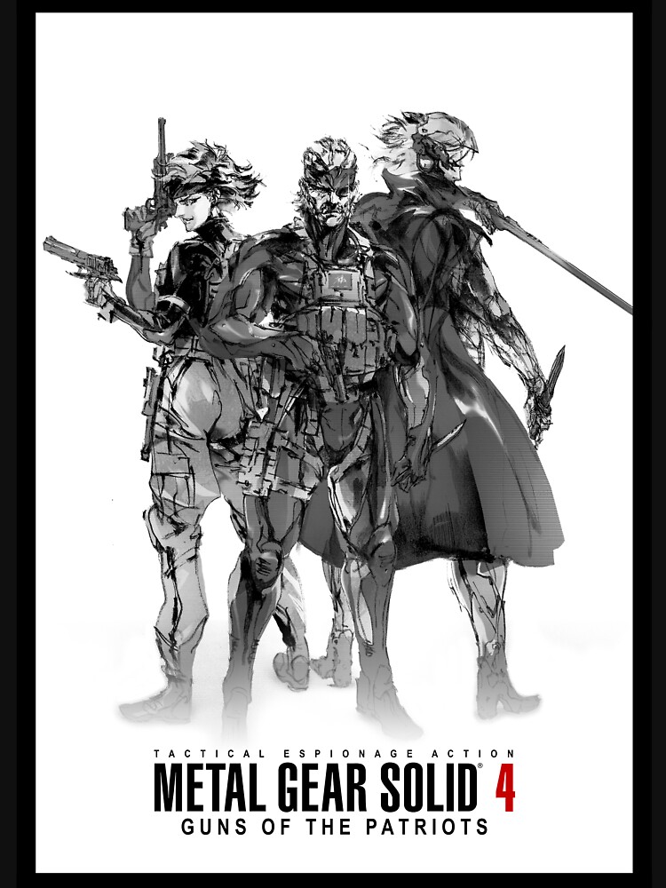 Metal Gear Solid 4 Poster Poster for Sale by PFCpatrickC