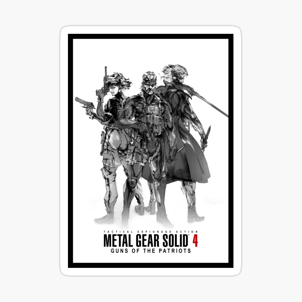 L GEAR SOLID 4 ポスター　美品 Metal Gear Solid 4 Guns Of The Patriots Wall Art Home Decor