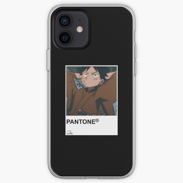 Luffy Anime Pantone Sticker iPhone Soft Case