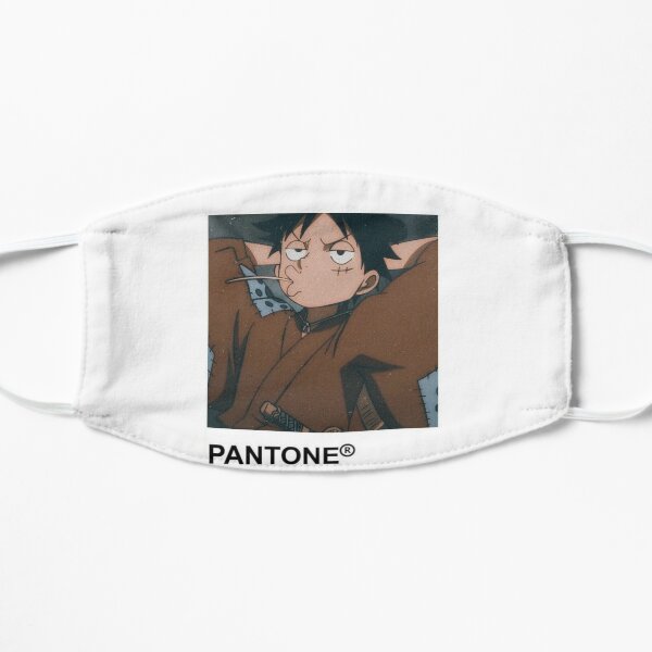 Luffy Anime Pantone Sticker Flat Mask