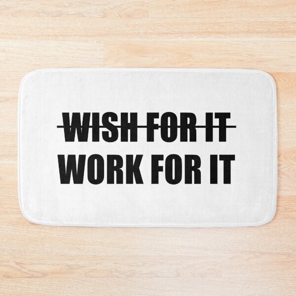 Item preview, Don't Wish For It, Work For It designed and sold by Andrea Lina.