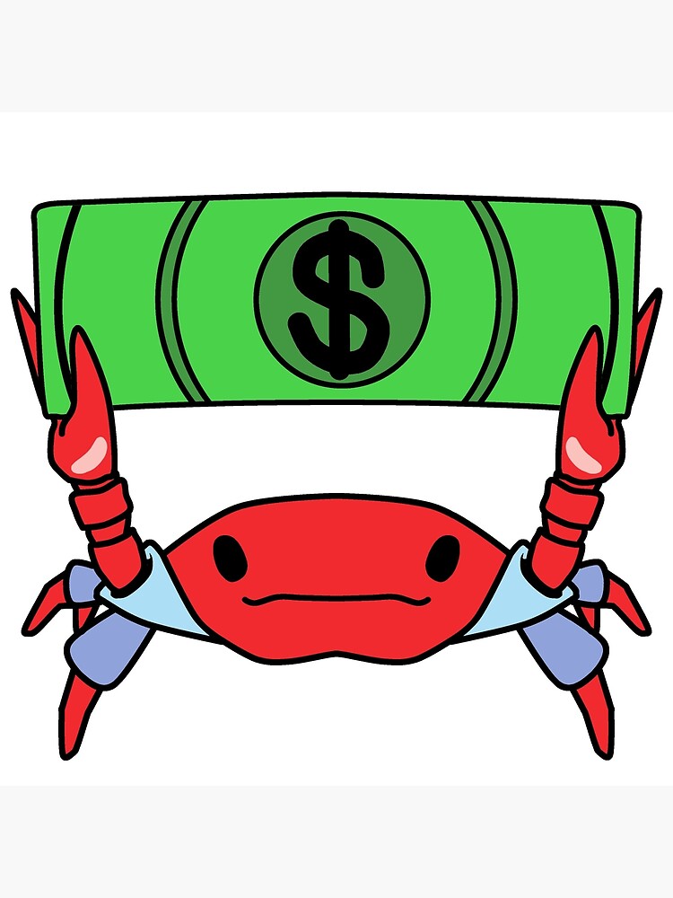 Mr Krabs Poster For Sale By Selena40253 Redbubble