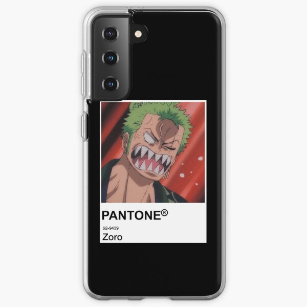 Zoro Anime Pantone Sticker Samsung Galaxy Soft Case