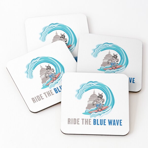 Item preview, Ride The Blue Wave Vote Blue designed and sold by Maria Garcia.
