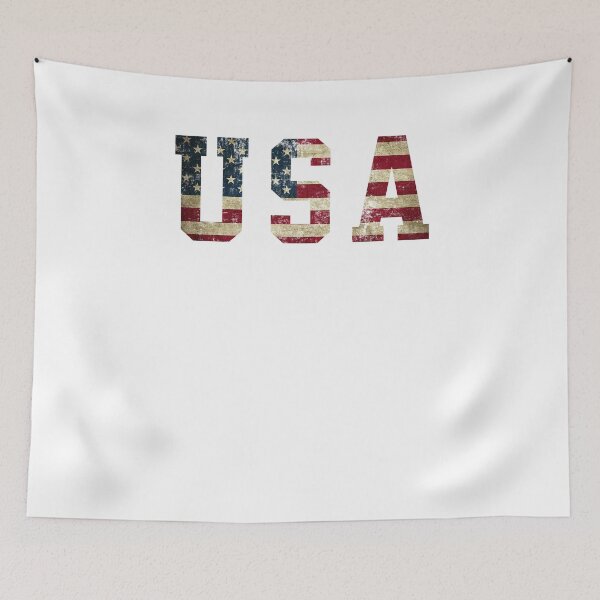 Item preview, USA Flag Vintage designed and sold by Hodbi.