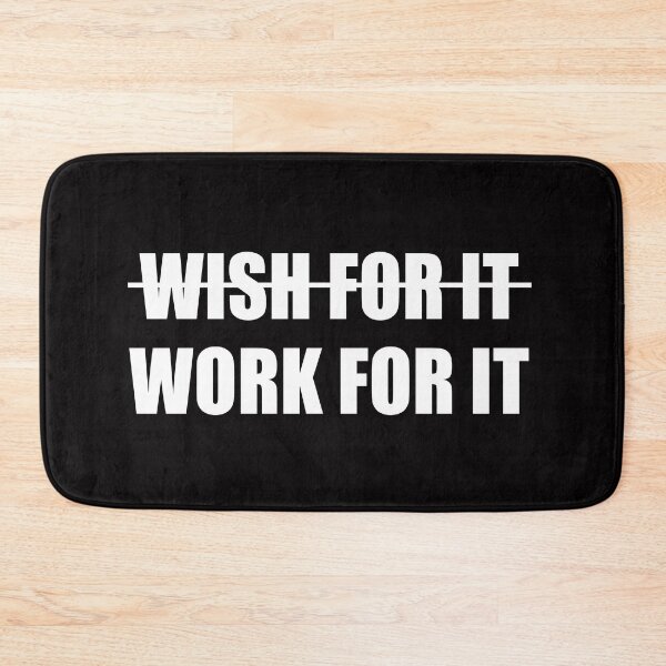 Item preview, Don't Wish For It, Work For It designed and sold by Andrea Lina.
