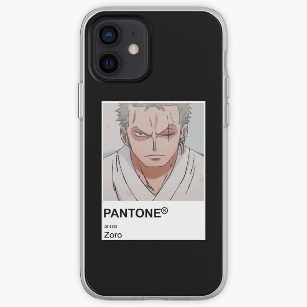 Zoro Anime Pantone Sticker iPhone Soft Case