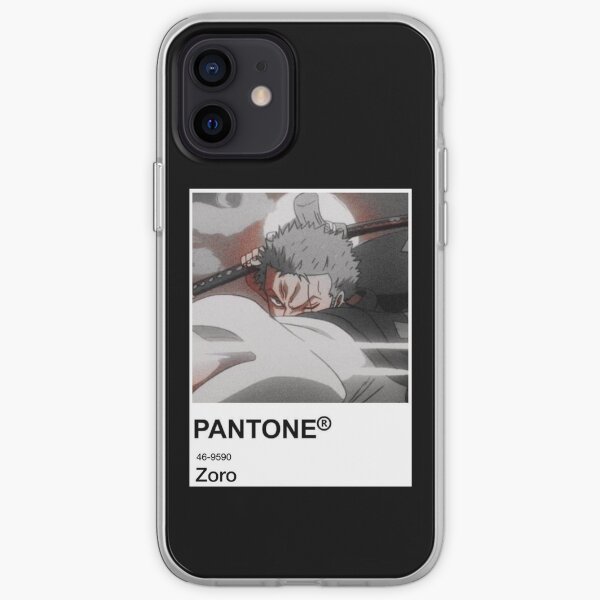 Zoro Anime Pantone Sticker iPhone Soft Case