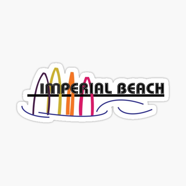 Imperial Beach.  Sticker
