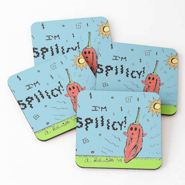 Item preview, Spicy Ghost Pepper designed and sold by Intergalactic Unicorn: Art by Anna Schmidt.
