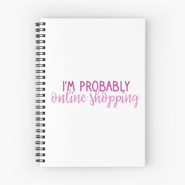 Item preview, I'm probably online shopping - Pink designed and sold by Pr1ncessM.