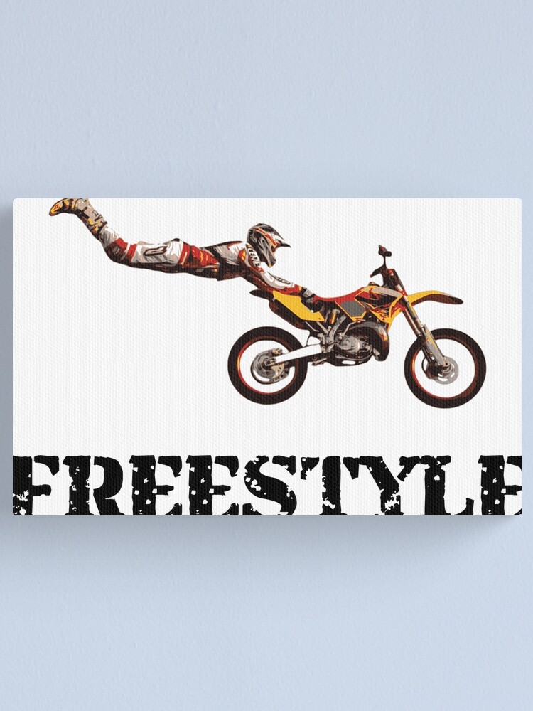 Canvas Print free style motocross 