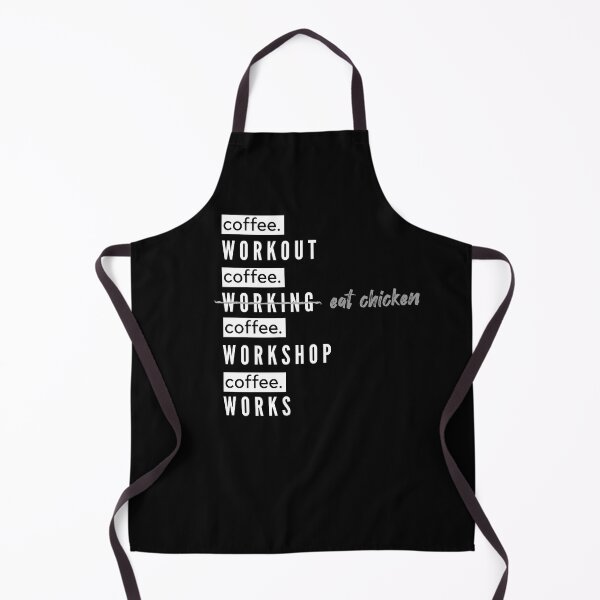 Item preview, My Day... coffee, workout, eat chicken designed and sold by timeless-tee.