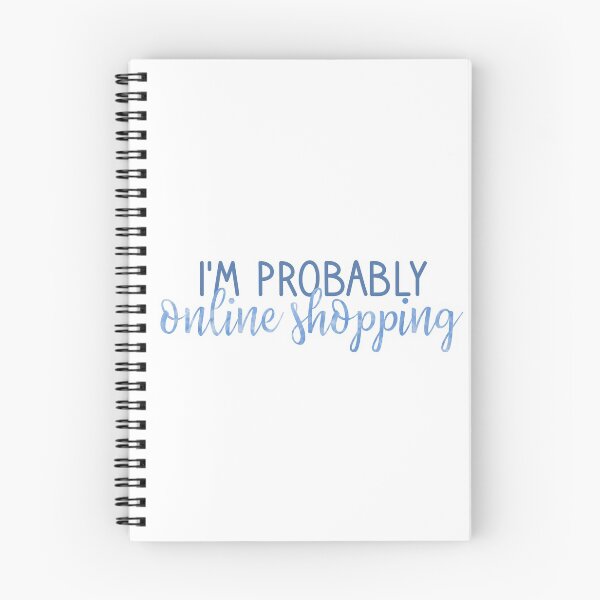 Item preview, I'm probably online shopping - Blue designed and sold by Pr1ncessM.