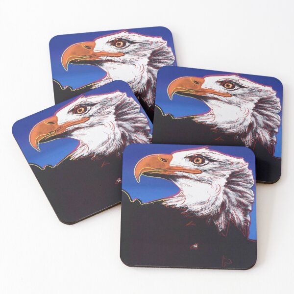 Item preview, Andy Warhol's Bald Eagle screenprint designed and sold by Peace,Love & Art.