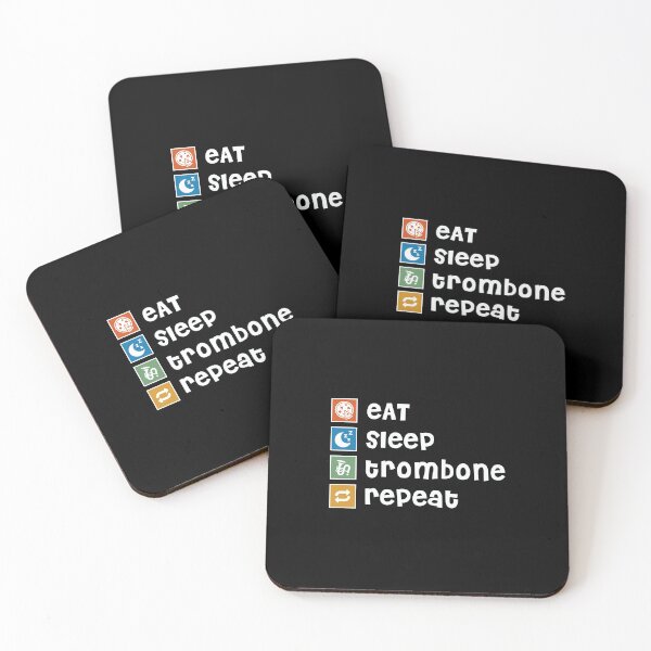 Item preview, Trombone. Eat. Sleep. Repeat designed and sold by orlumbuspirate.