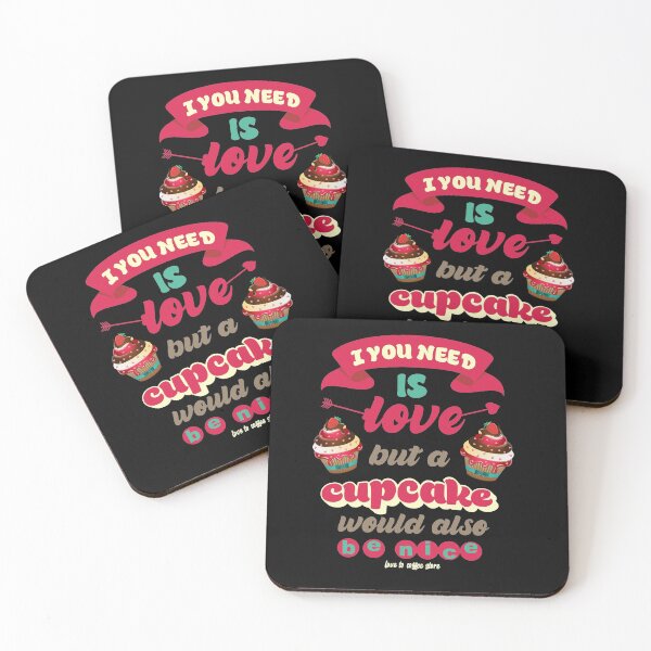 Item preview, I need is love. cupcake. designed and sold by fanslovers.