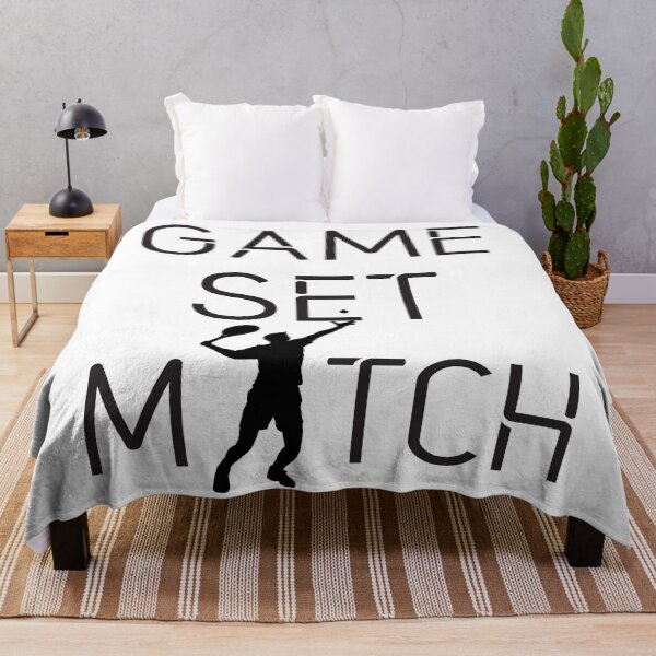 Item preview, Game Set Match, Tennis Player Silhouette designed and sold by 4AllTimes.