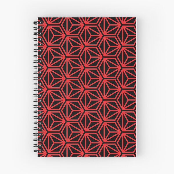 Item preview, Patrón de cubo hexagonal triangular - Rojo designed and sold by RoguePatterns.