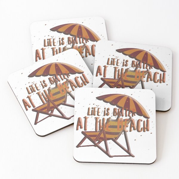 Item preview, LIFE IS BETTER AT THE BEACH designed and sold by FRIforyou.