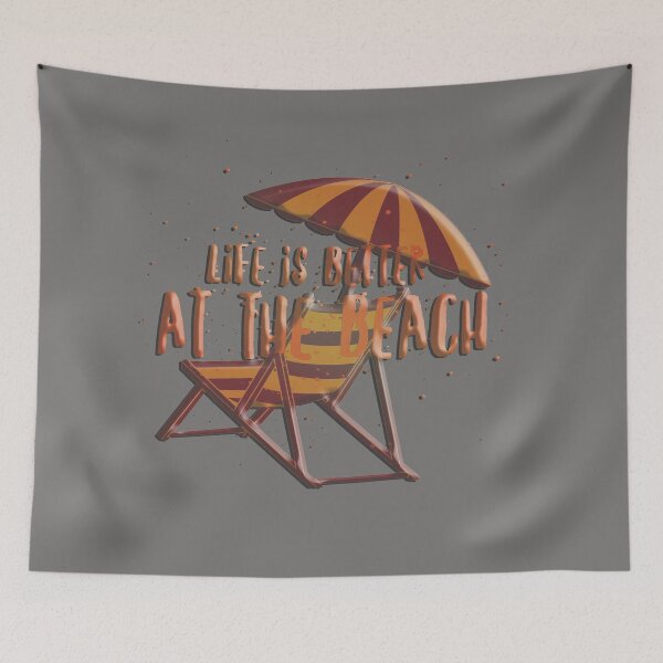 Item preview, LIFE IS BETTER AT THE BEACH designed and sold by FRIforyou.