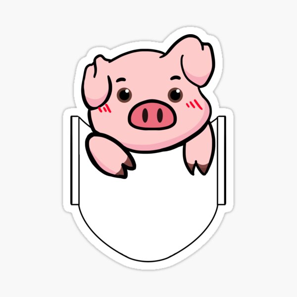Pocket Piggy Sticker