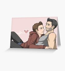 Teen Wolf: Sterek fluff Greeting Card