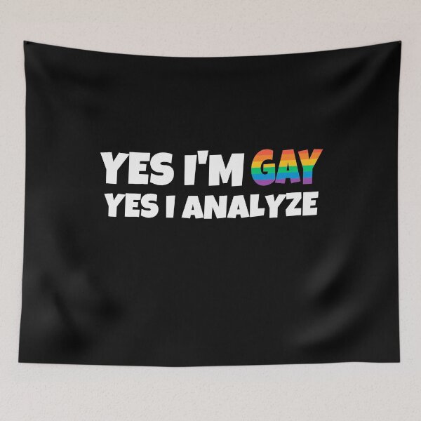 Item preview, Gay Analyze designed and sold by razvigod.