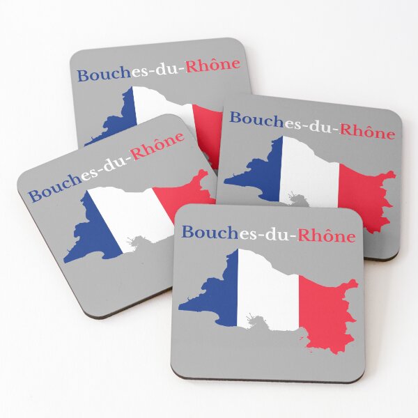 Item preview, Bouches-du-Rhone (Bouches-du-Rhône) Map, France, French Department designed and sold by marosharaf.