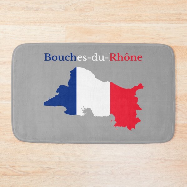 Item preview, Bouches-du-Rhone (Bouches-du-Rhône) Map, France, French Department designed and sold by marosharaf.
