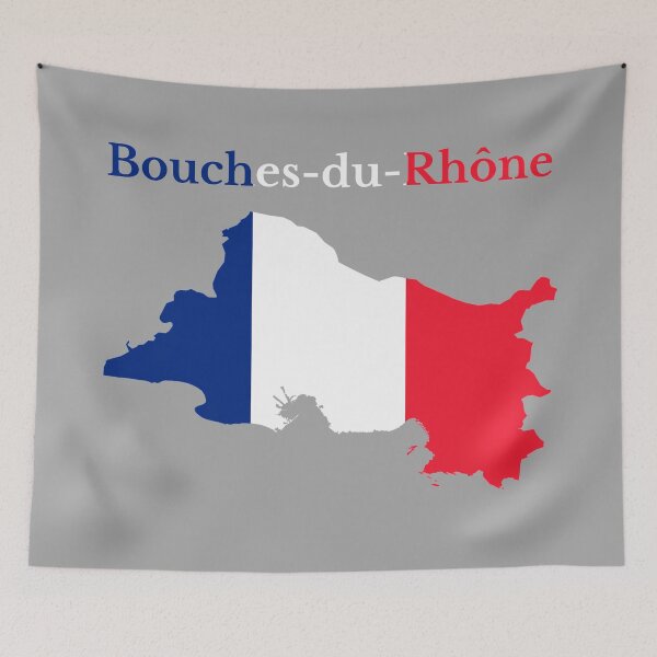 Item preview, Bouches-du-Rhone (Bouches-du-Rhône) Map, France, French Department designed and sold by marosharaf.