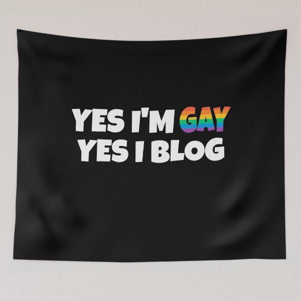 Item preview, Gay Blogger designed and sold by razvigod.