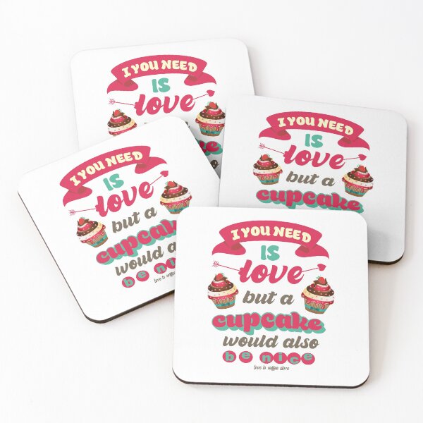Item preview,  I need is love. cupcake. designed and sold by fanslovers.