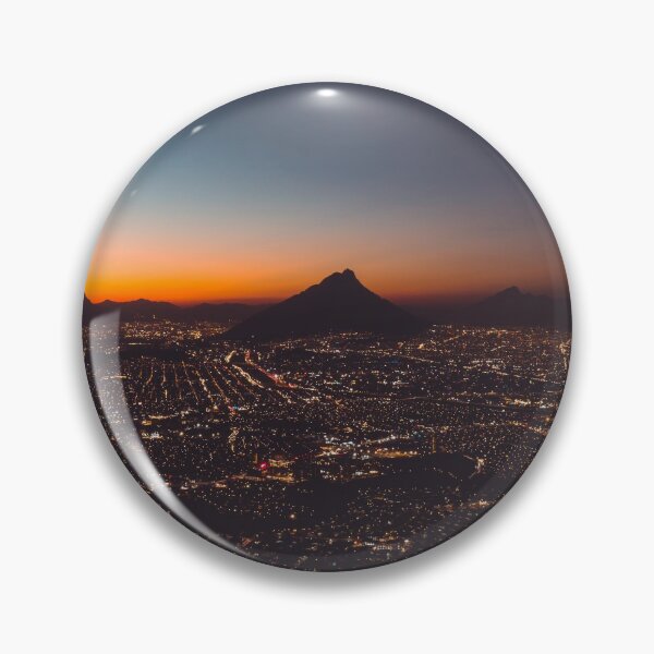 Item preview, Monterrey at Night, Nuevo Leon, Mexico Poster Photo designed and sold by Tanguy Dupré.