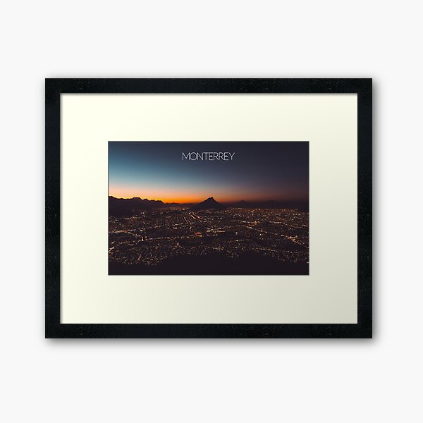 Item preview, Monterrey at Night, Nuevo Leon, Mexico Poster Photo designed and sold by Tanguy Dupré.