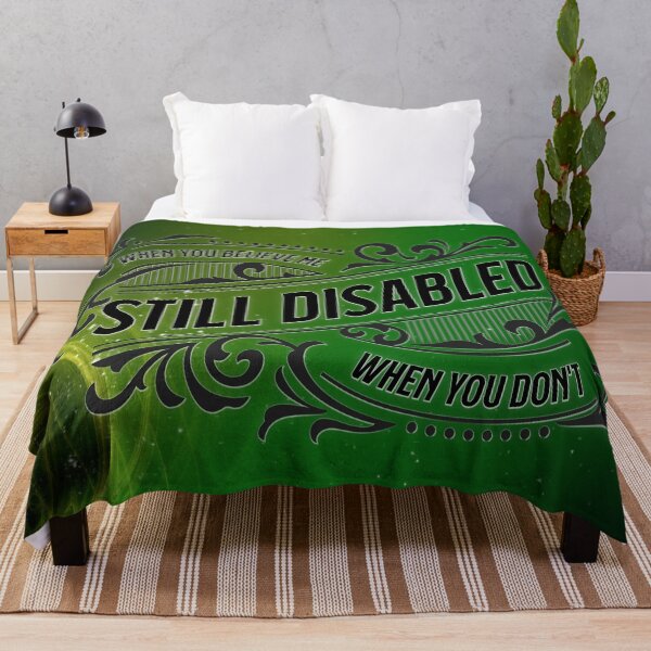 Item preview, Emerald Nebula Believe Me, Still Disabled designed and sold by PrettySickArt.