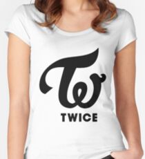 twice kpop Women's Fitted Scoop T-Shirt