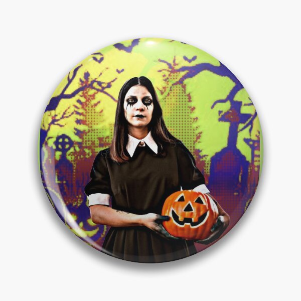 Item preview, Zombie Girl with Jack O'Lantern designed and sold by HamiltonmagicTs.
