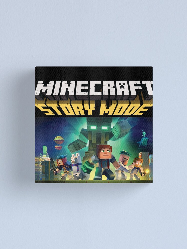 Minecraft Story Mode Canvas Print By Slvdesign Redbubble
