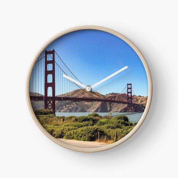 Golden Gate Bridge Daylight Clock