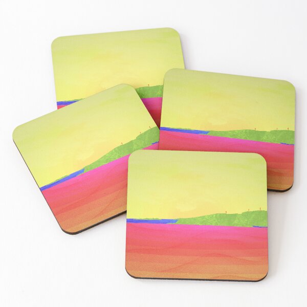 Item preview, Hikers in the Distance - Sunrise Variant designed and sold by PopVultureArt.
