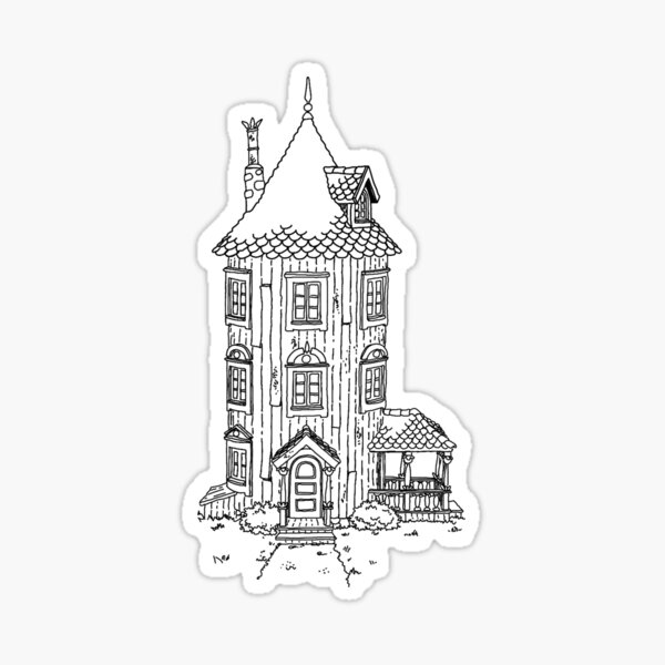 Moomin House Sticker