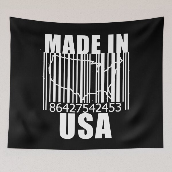 Item preview, Made in USA proud American barcode designed and sold by GoodyLeo.