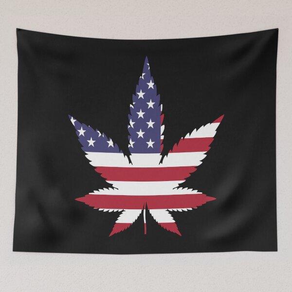 Item preview, USA  weed leaf designed and sold by CockTees.