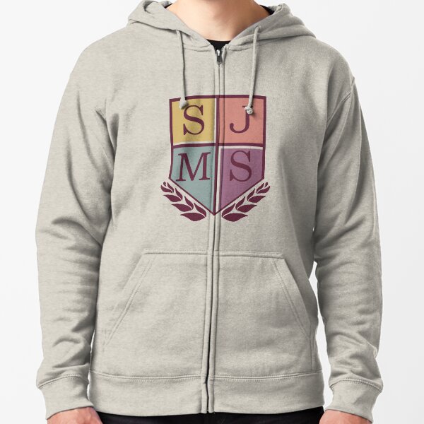 SJMS Logo Zipped Hoodie