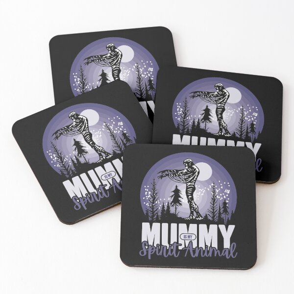 Item preview, Mummy is My Spirit Animal Mythical Halloween Creature designed and sold by GravitiTees.