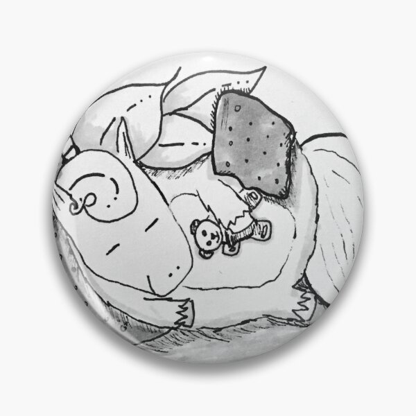 Item preview, Chubby unicorn is sleeping designed and sold by Gigihann.